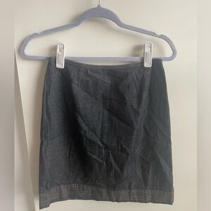 Ann Taylor Petite Cotton Mini Skirt